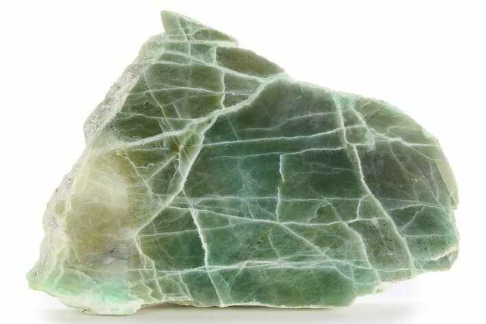 Polished Garnierite Slab - Madagascar #252323